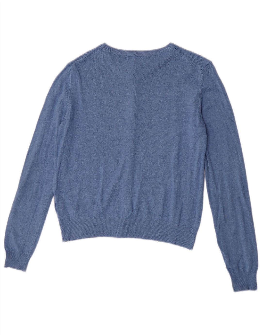 Marks & Spencer Krótki sweter damski UK 10 Small Blue Viscose