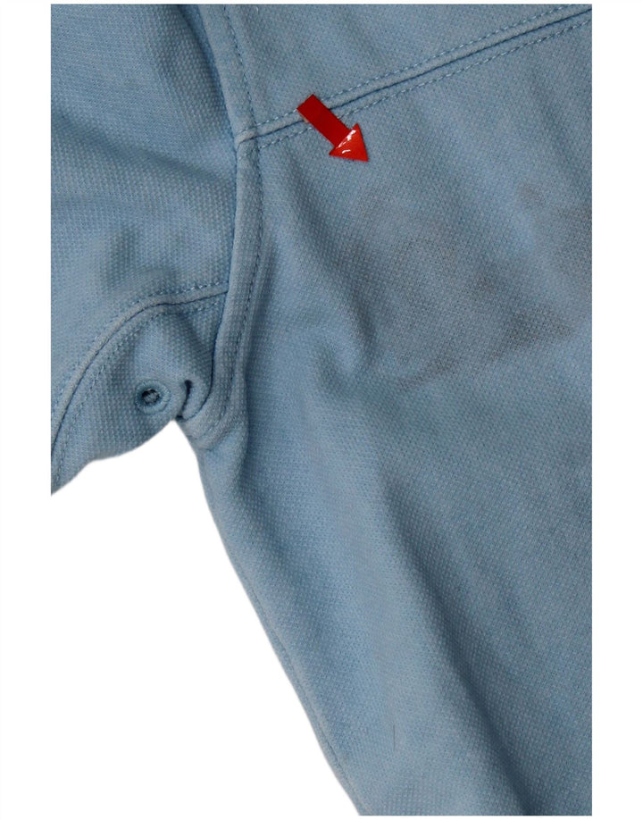 Crew Clothing Męska bluza z zamkiem błyskawicznym, średnioniebieska, bawełniana