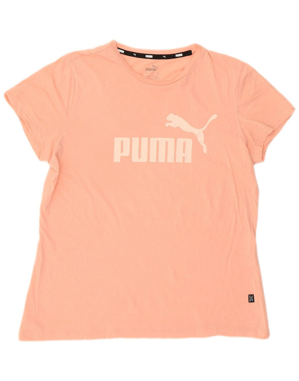 Damska koszulka z grafiką Puma Top UK 14, średni róż
