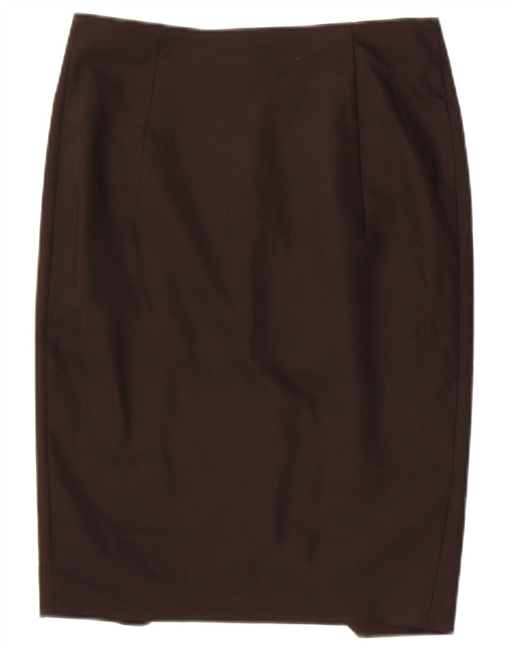 Damska spódnica ołówkowa Zara Medium W28 Czarny poliester