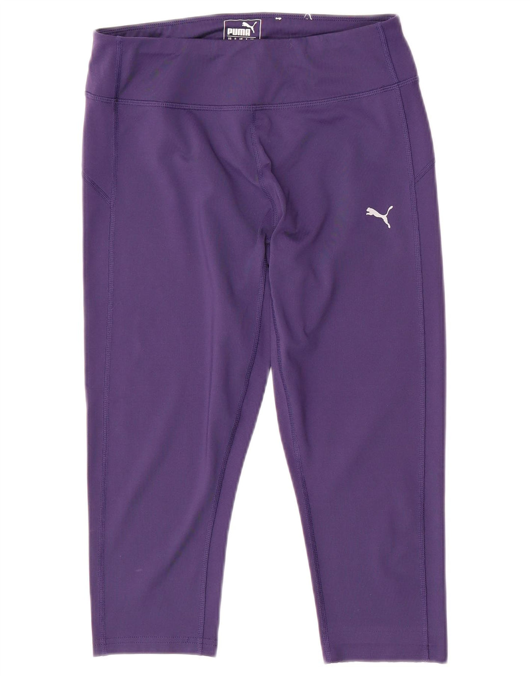 PUMA Womens Capri Leggings UK 12 Medium  Purple Polyester