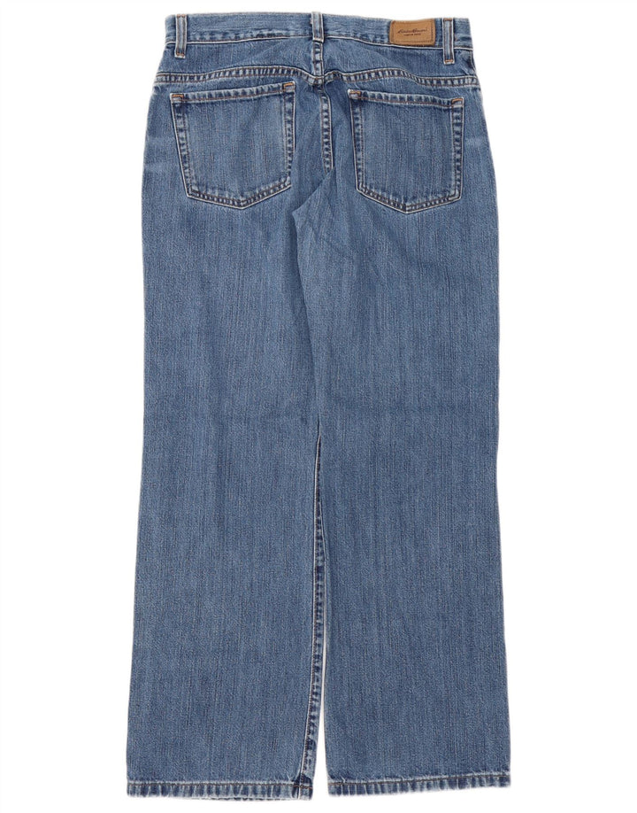 Damskie proste dżinsy EDDIE BAUER W28 L29 Niebieskie