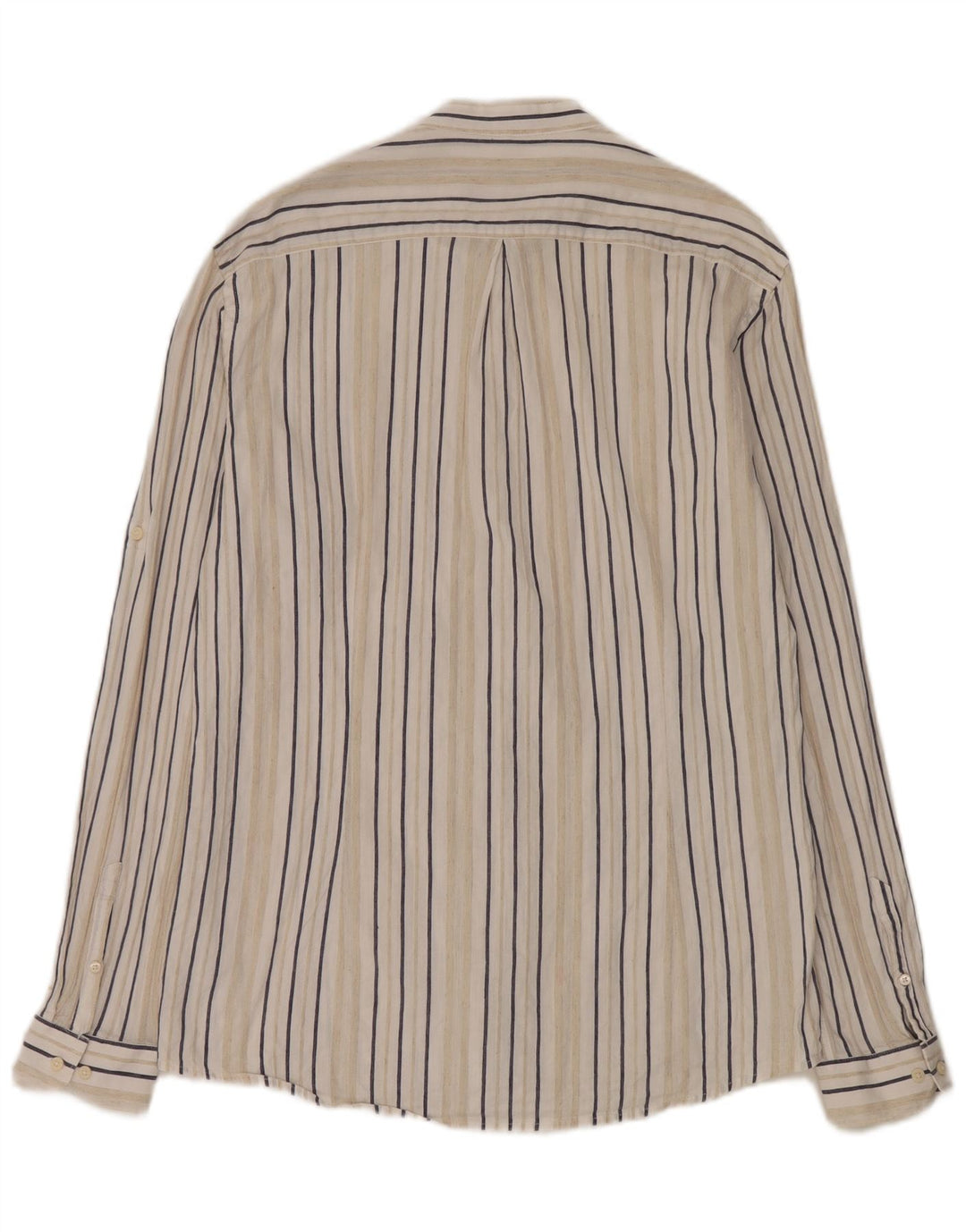 Męska koszula o regularnym kroju Carrera, duża, lniana w białe paski