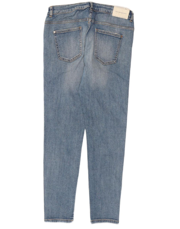 Damskie jeansy skinny Zara EU 40 Medium W30 L27 Niebieskie bawełniane