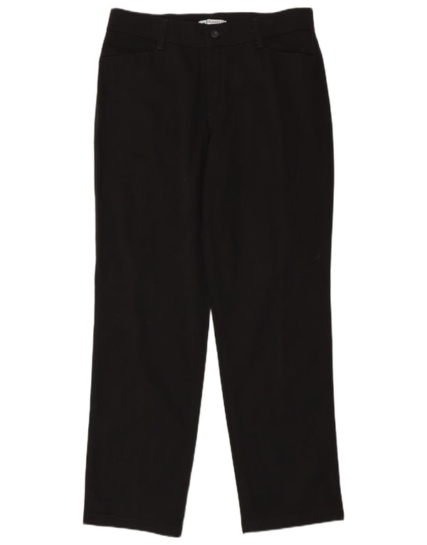 Damskie spodnie Lee z wysokim stanem i luźnym krojem US 14 XL W34 L32 czarne