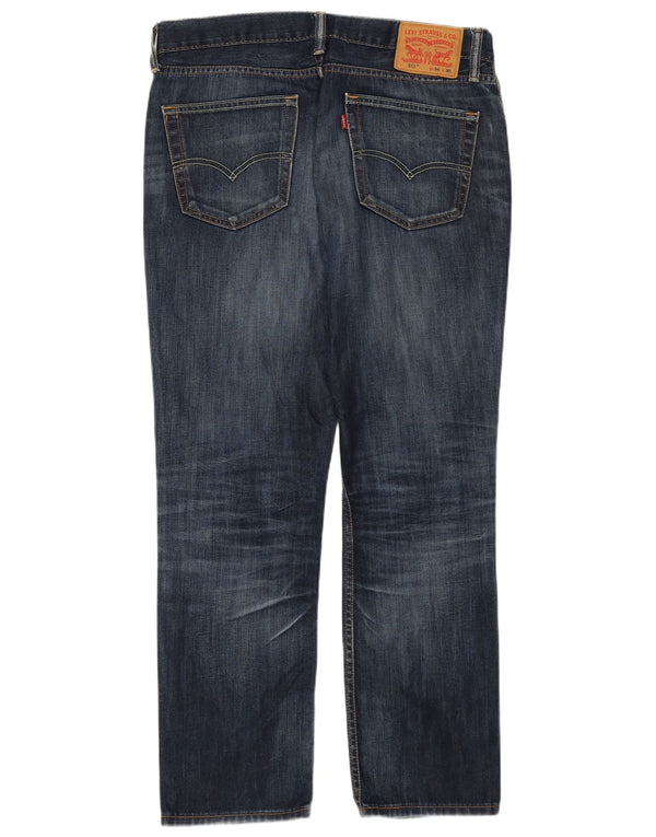 Męskie jeansy Levi's 511 Slim W34 L30 Niebieska bawełna