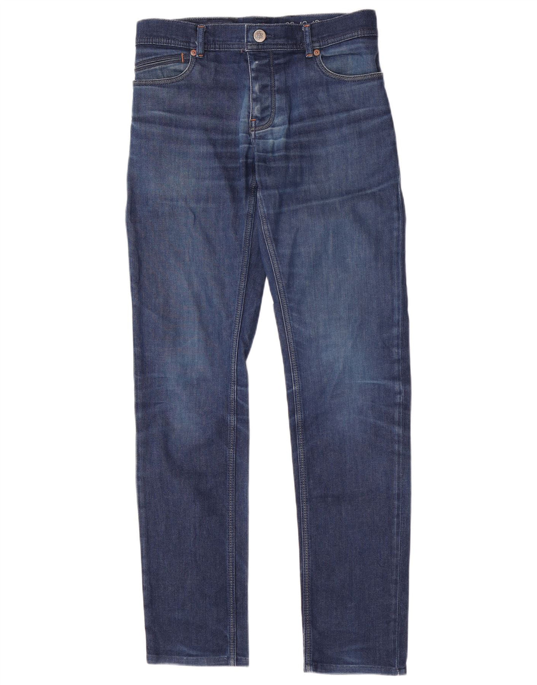Harmont & Blaine Męskie jeansy slim W30 L32 Niebieskie bawełniane