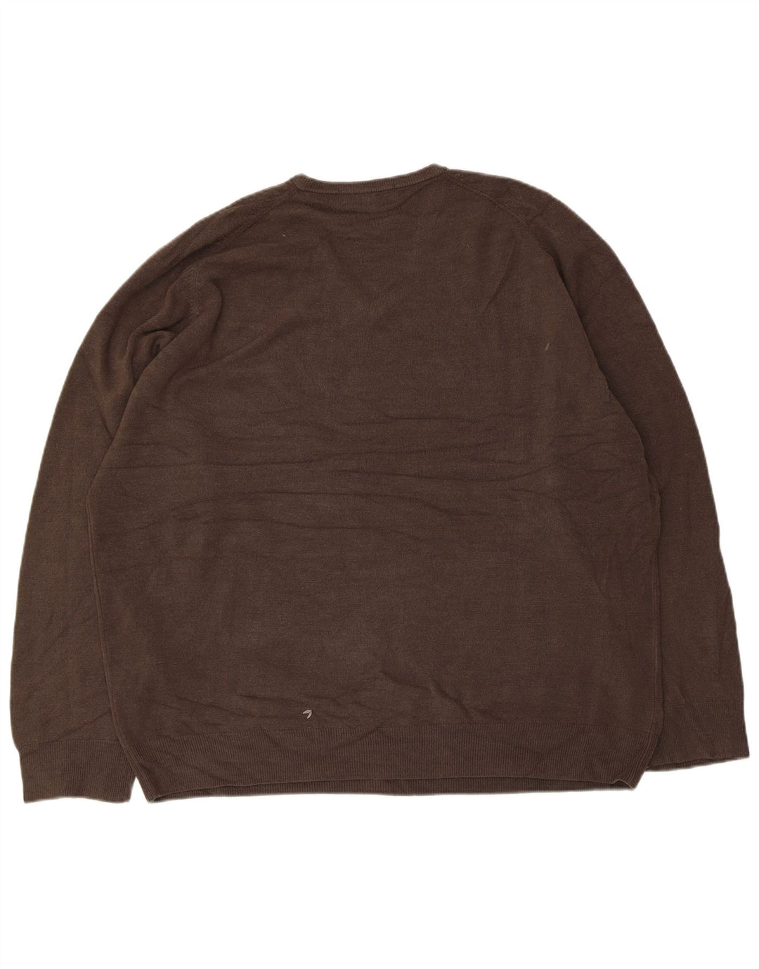 Marks & Spencer Męski sweter z dekoltem w kształcie litery V, 2XL, szary akryl