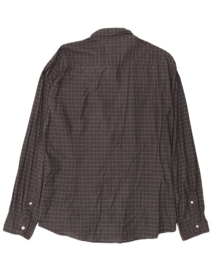 Koszula męska Massimo Dutti XL w szarą kratkę