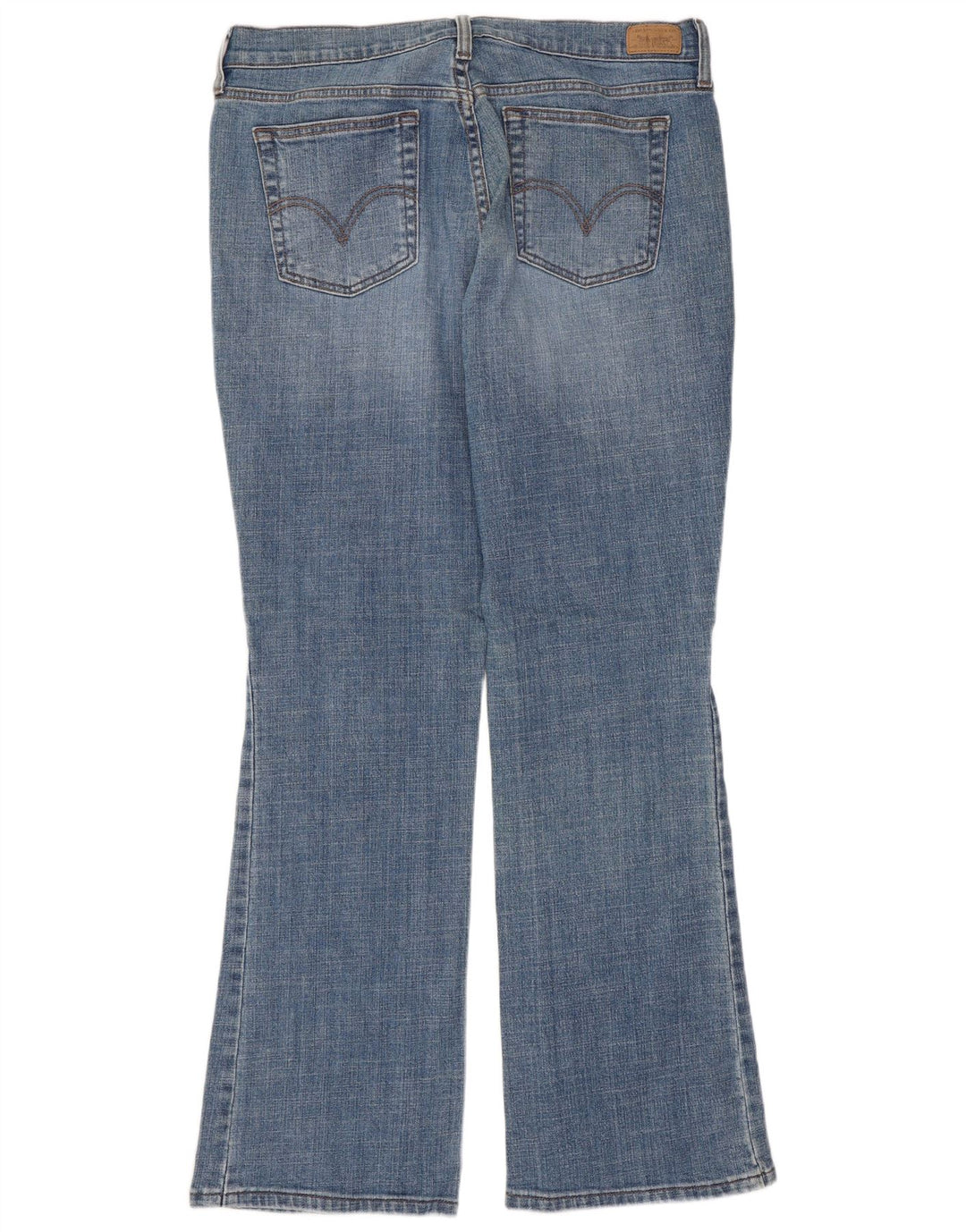 Damskie jeansy LEVI'S 515 Bootcut US 12, duże, W34 L31, niebieska bawełna