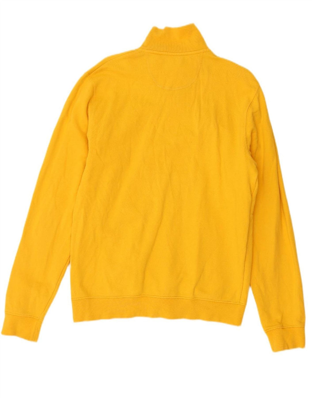 RUSSELL ATHLETIC Mens Graphic Tracksuit Top Jacket Medium Yellow Cotton