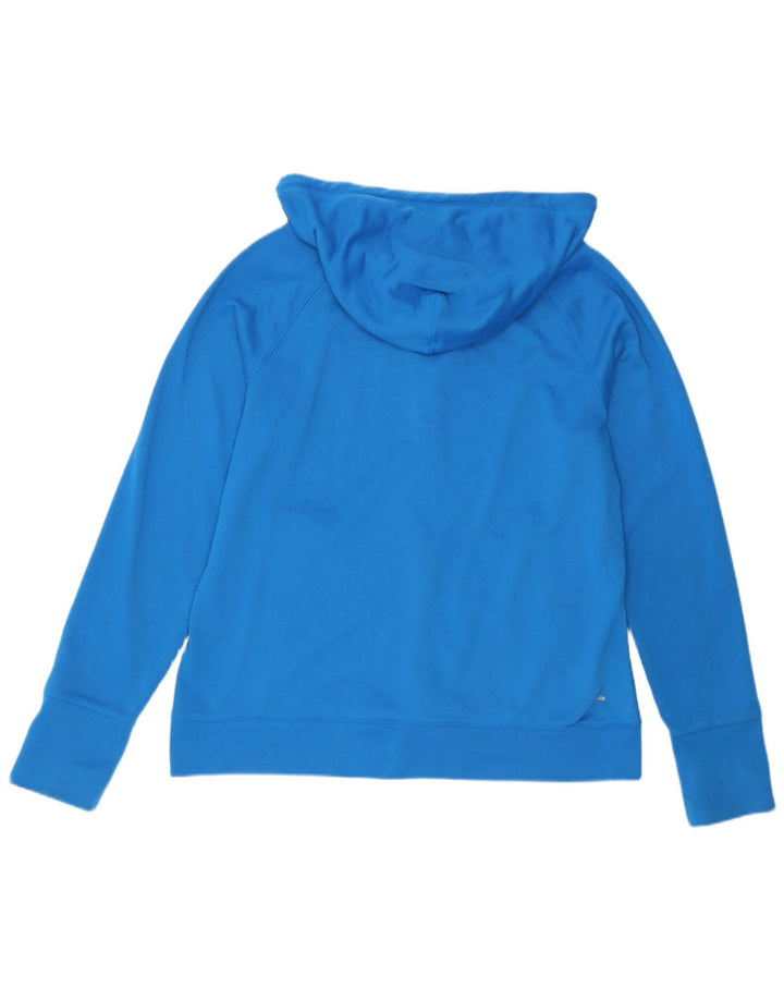 Damska bluza z kapturem Adidas Climalite Zip UK 20/22 XL Niebieski poliester