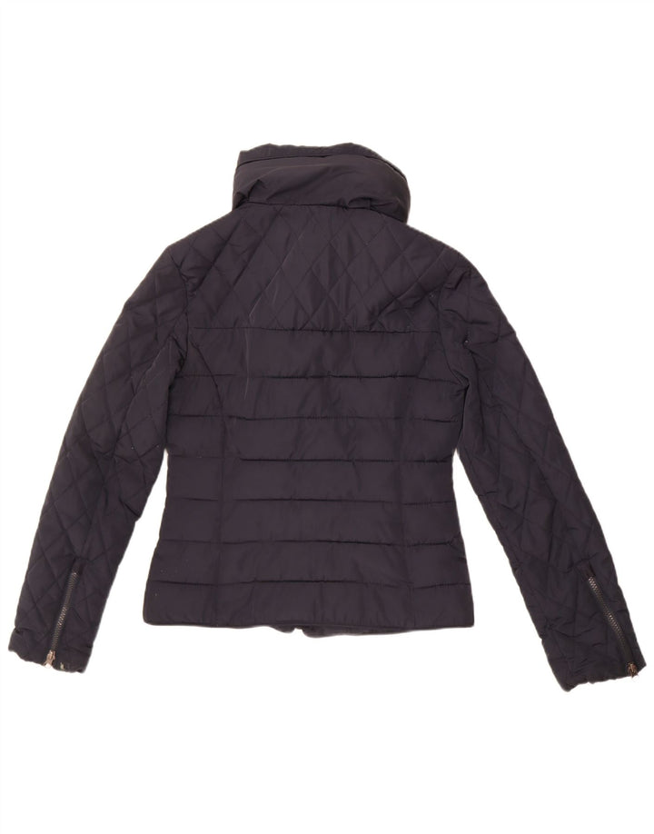 Damska ocieplana kurtka Superdry UK 10, mała, granatowa, poliester