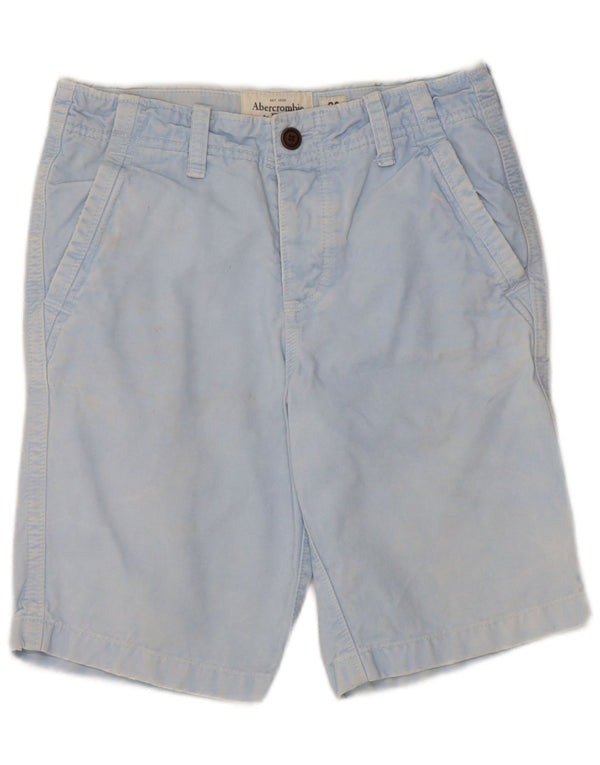 Męskie spodenki Chino Abercrombie & Fitch W28 Small, niebieskie, bawełniane