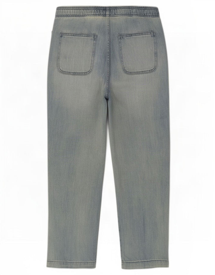 Damskie jeansy Gap Cropped Medium W34 L24 Niebieskie bawełniane