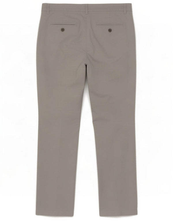 Max Mara Weekendowe proste spodnie chino UK 12 Medium W30 L27 szare