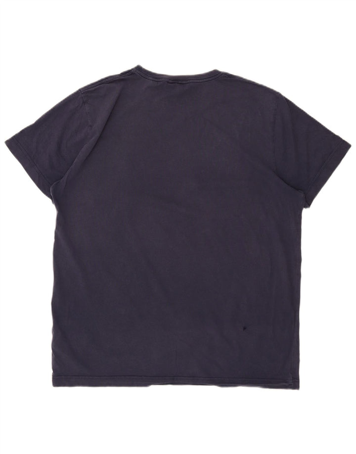 GANT Mens Regular T-Shirt Top XL Navy Blue Cotton