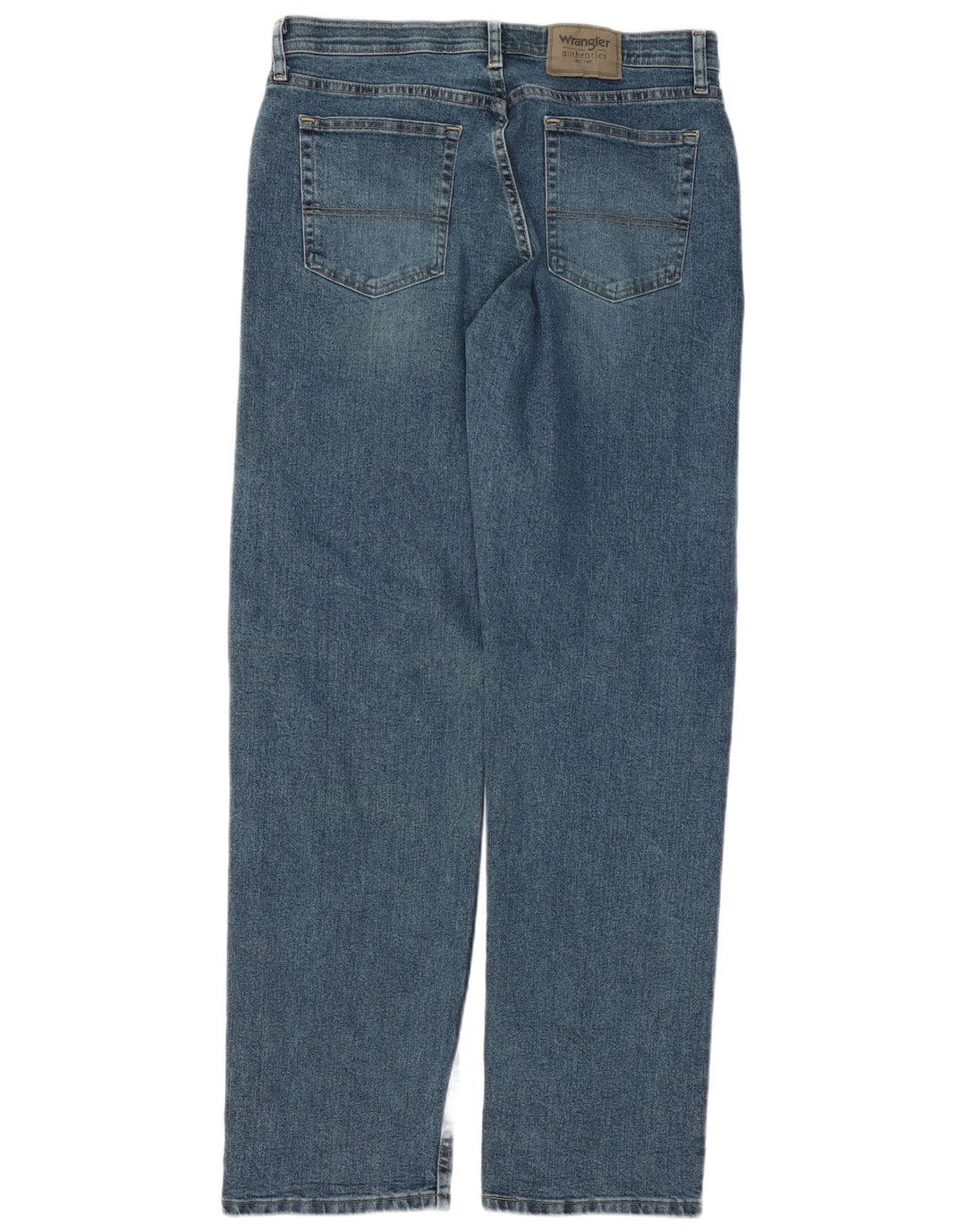 Męskie proste dżinsy Wrangler W32 L34 Niebieskie bawełniane