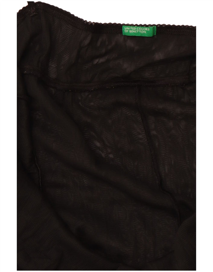 Damski top na ramiączkach BENETTON UK 12, średni czarny