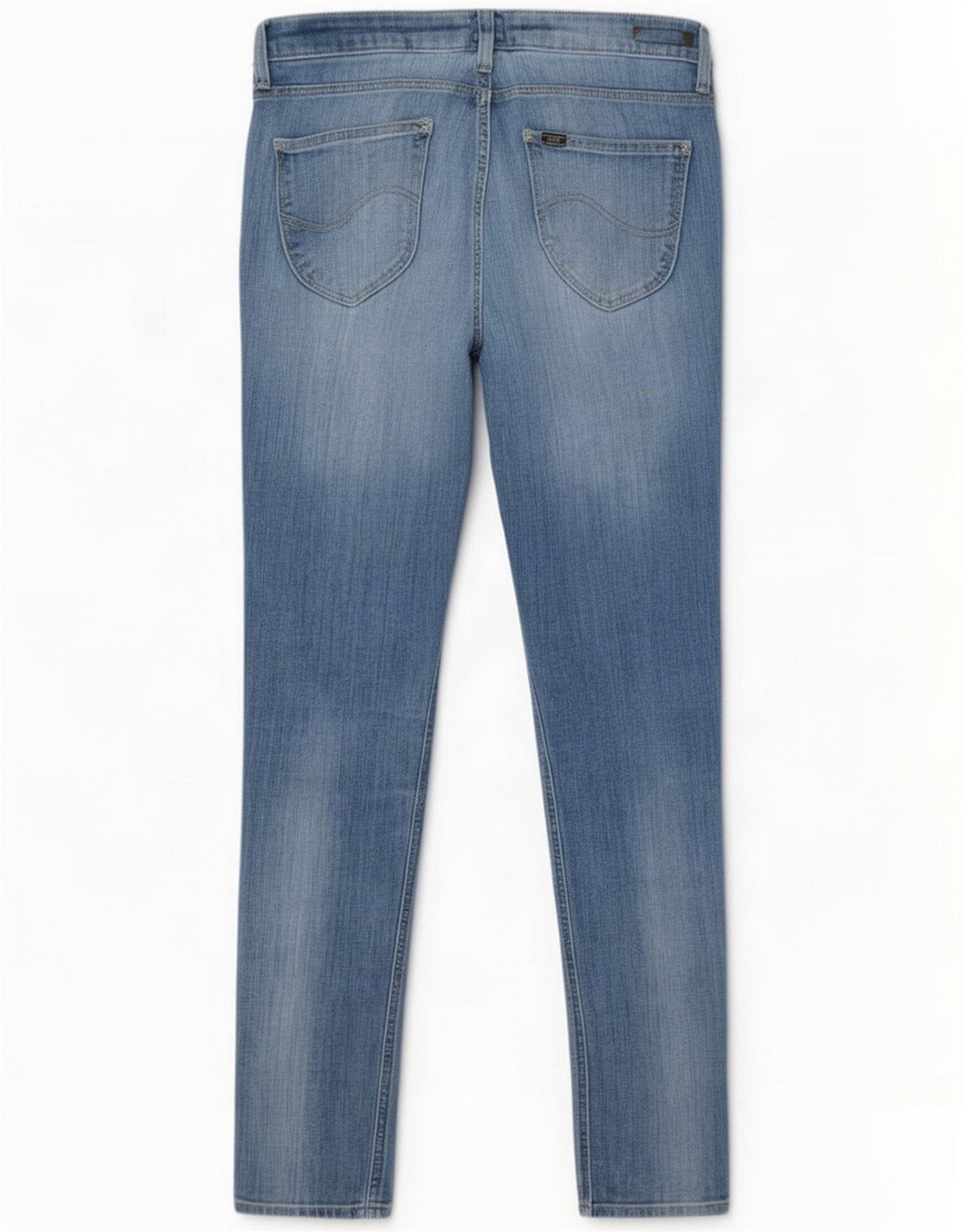Lee Damskie jeansy slim W30 L29 niebieskie