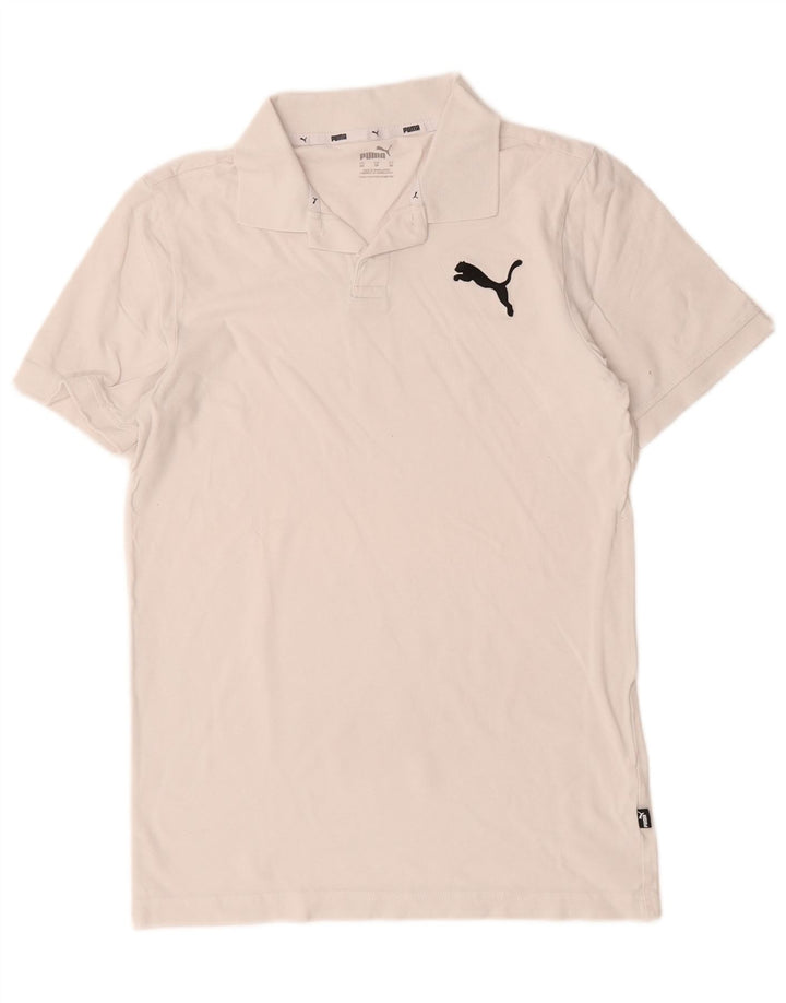Męska koszulka polo Puma XS, biała, bawełniana