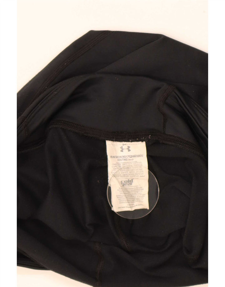 Męskie legginsy Under Armour Cold Gear, średni czarny poliester