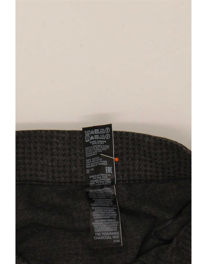 Spodnie damskie Marks & Spencer UK 16 Large W32 L27 Szare pepitkę