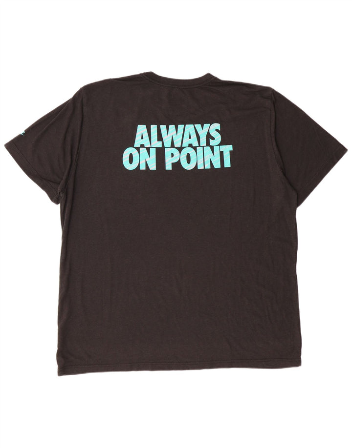 Męski T-shirt Nike o regularnym kroju z grafiką, 2XL, czarny poliester