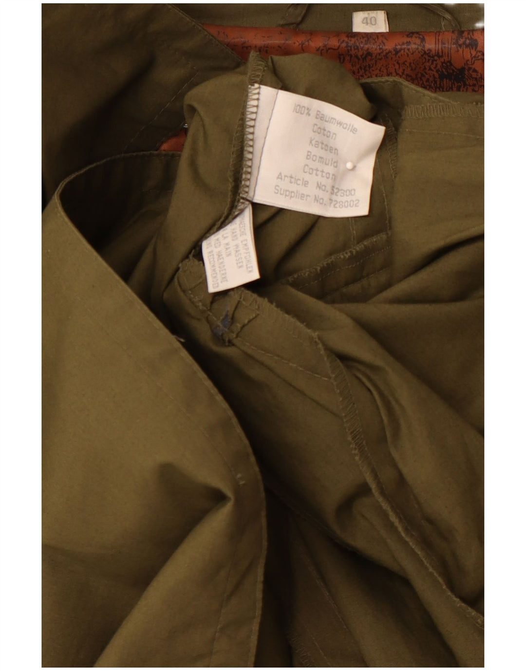 Damski trencz VINTAGE EU 40, średnia bawełna khaki