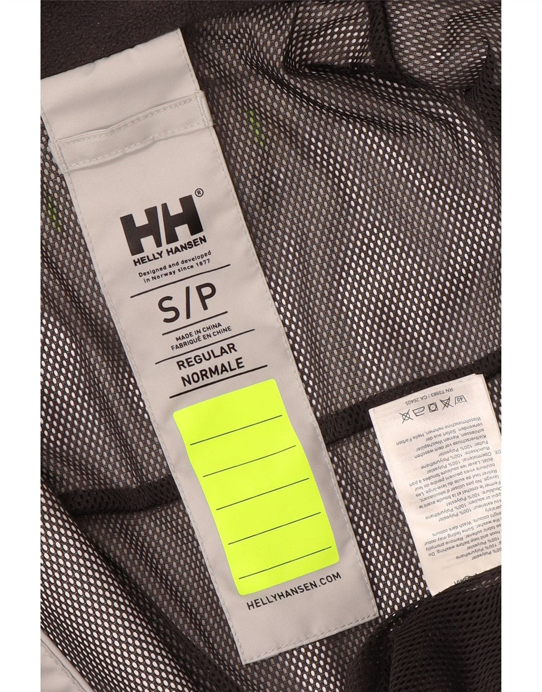 Damska kurtka przeciwdeszczowa Helly Hansen z grafiką UK 10, mała, szary poliester