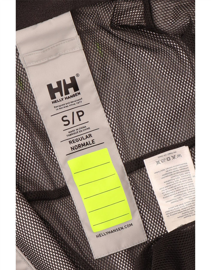 Damska kurtka przeciwdeszczowa Helly Hansen z grafiką UK 10, mała, szary poliester