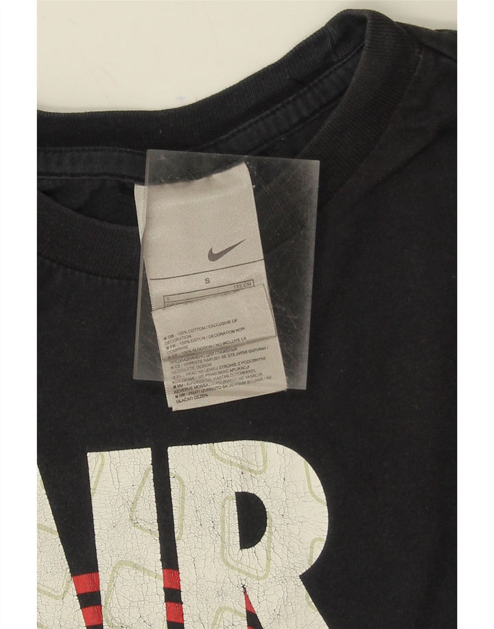 NIKE Mens Air Graphic T-Shirt Top Small Black Cotton Vintage Nike and Second-Hand Nike from Messina Hembry 