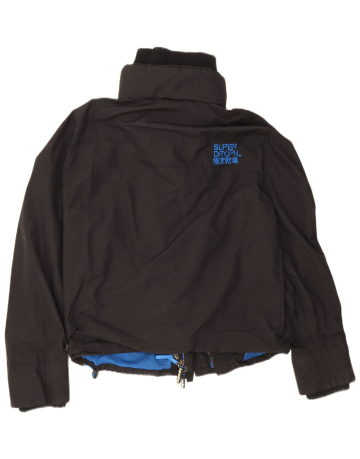 Damska kurtka bomber Superdry The Windcheater UK 18 XL, czarny nylon