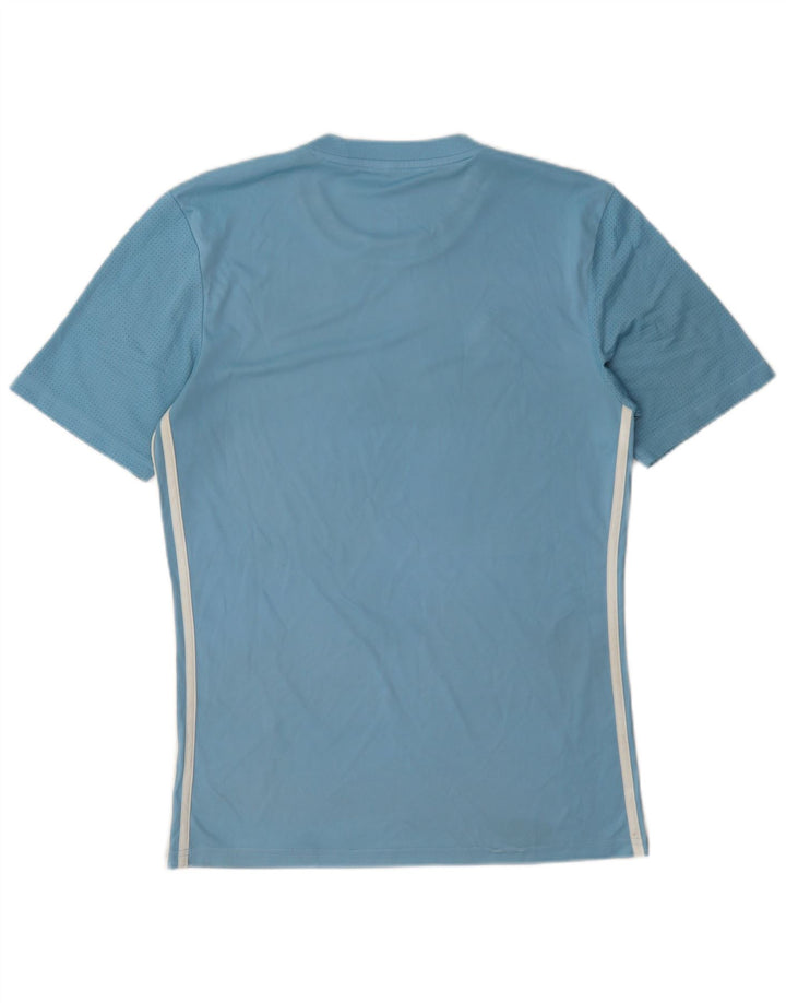 Adidas Męska Koszulka Dri Fit Slim Top Mała Niebieska