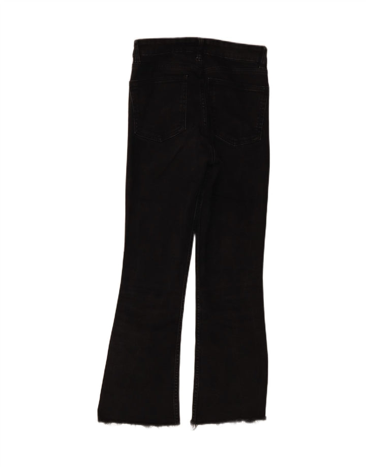 Damskie jeansy rozkloszowane Zara EU 36 XS W26 L25 Czarne