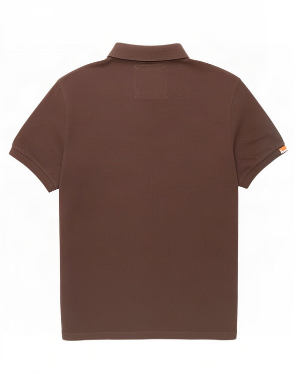 Męska koszulka polo Superdry 2XL, brązowa, bawełniana