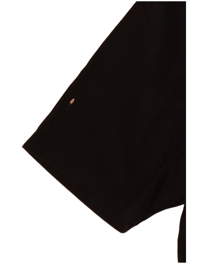 Damska koszulka z grafiką PUMA Top UK 10, mała, czarna bawełniana