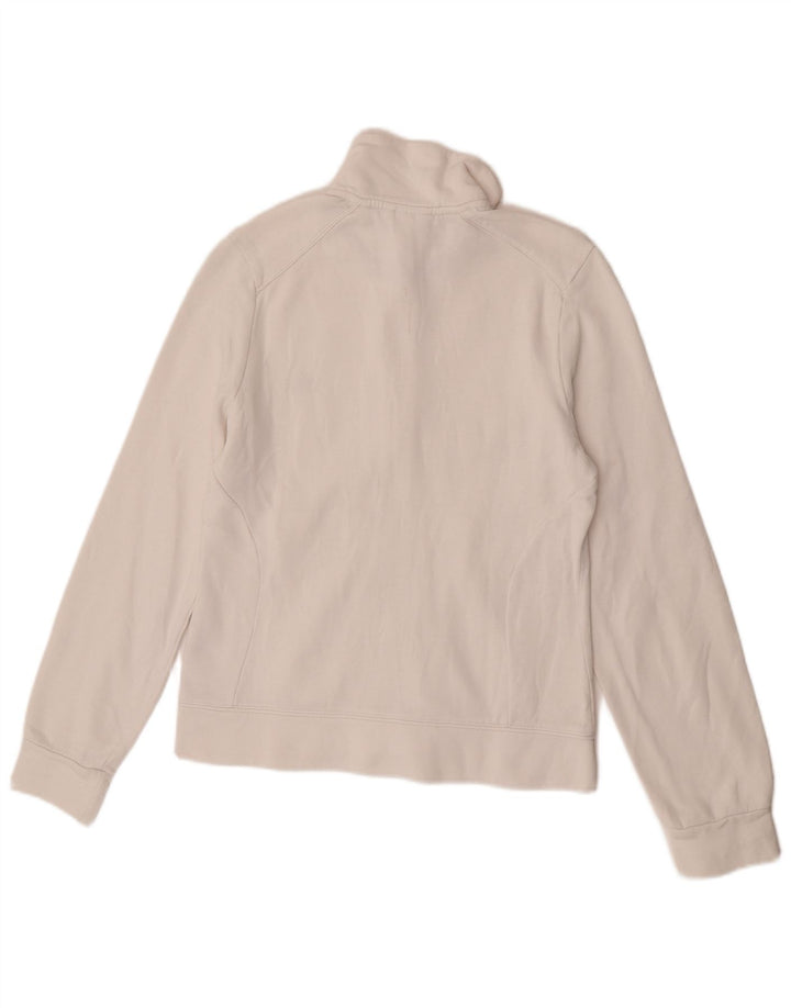 Damska bluza dresowa Adidas UK 12 Średnia biała bawełna