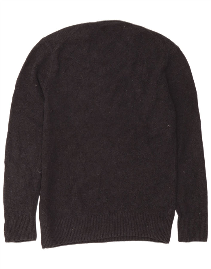 Męski sweter z okrągłym dekoltem All Saints, mały, granatowy, bawełniany