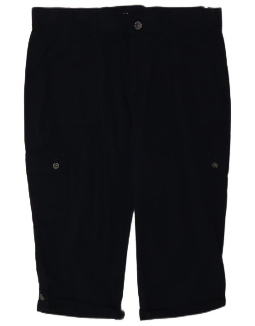 Spodnie damskie Lee Cargo Capri US 16 2XL W38 L19 Granatowa bawełna