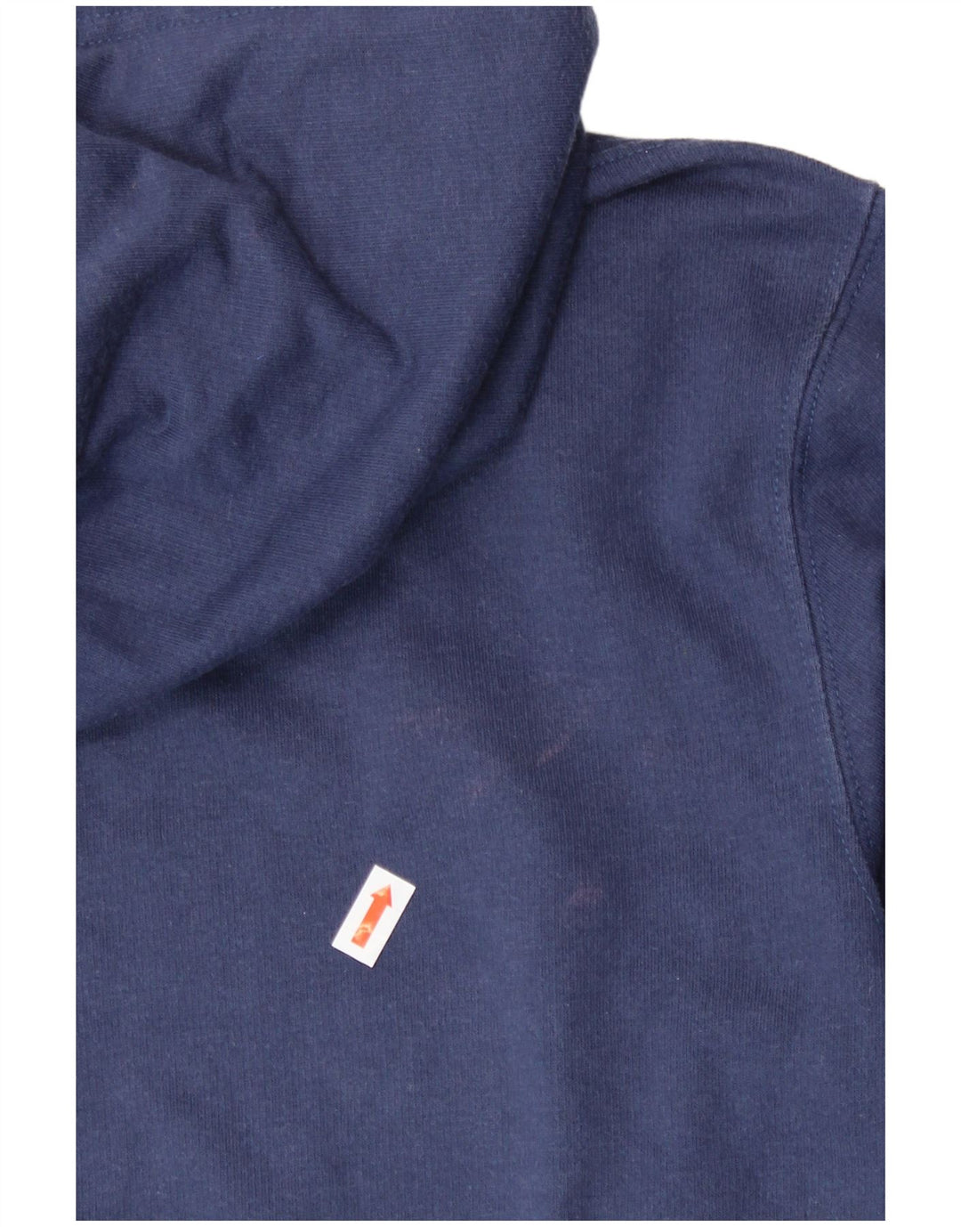 CHAMPION Womens Hoodie Jumper UK 14 Medium Navy Blue