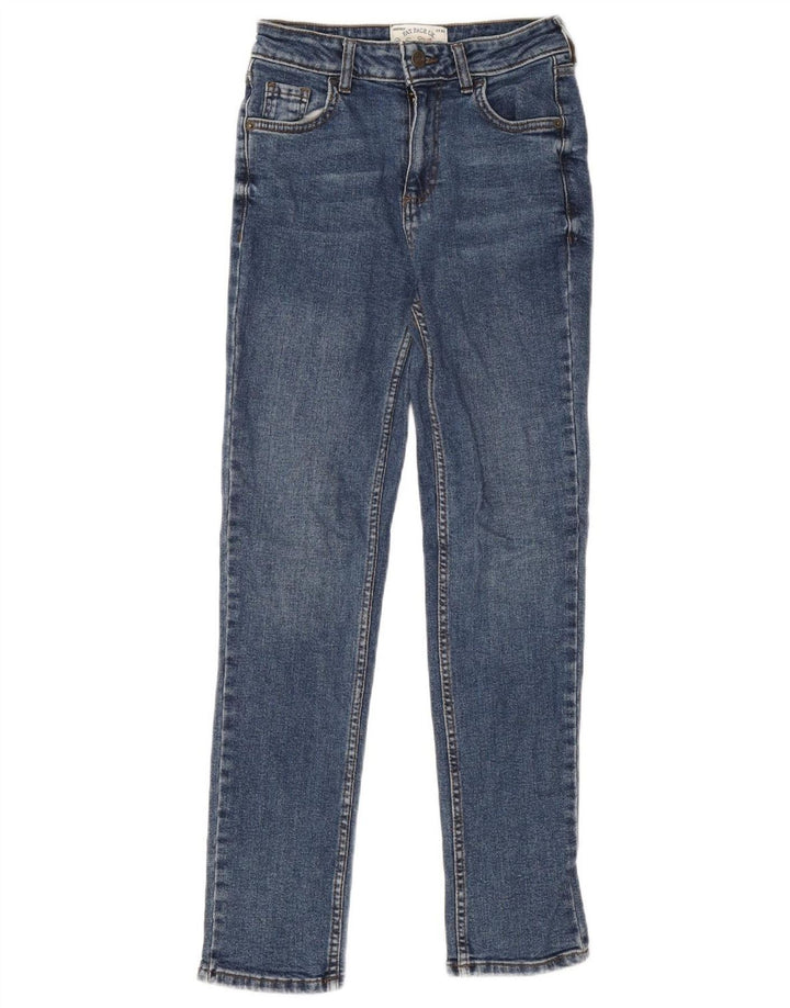 Damskie jeansy Fat Face Sway Slim UK 8 Small W26 L27 Niebieska bawełna