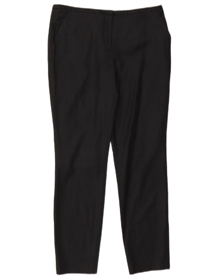 Damskie spodnie garniturowe Ted Baker, rozmiar 2, małe, W30 L28, czarna wełna