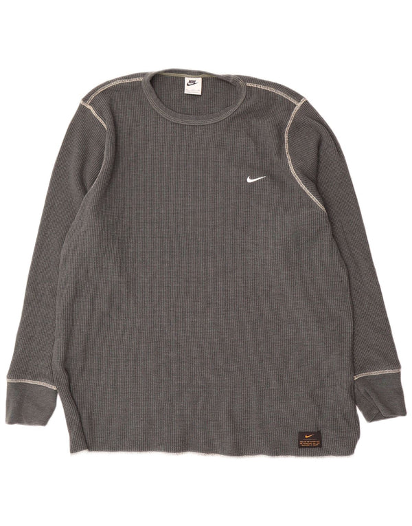 Męska koszulka Nike z długim rękawem 3XL, szara, bawełniana