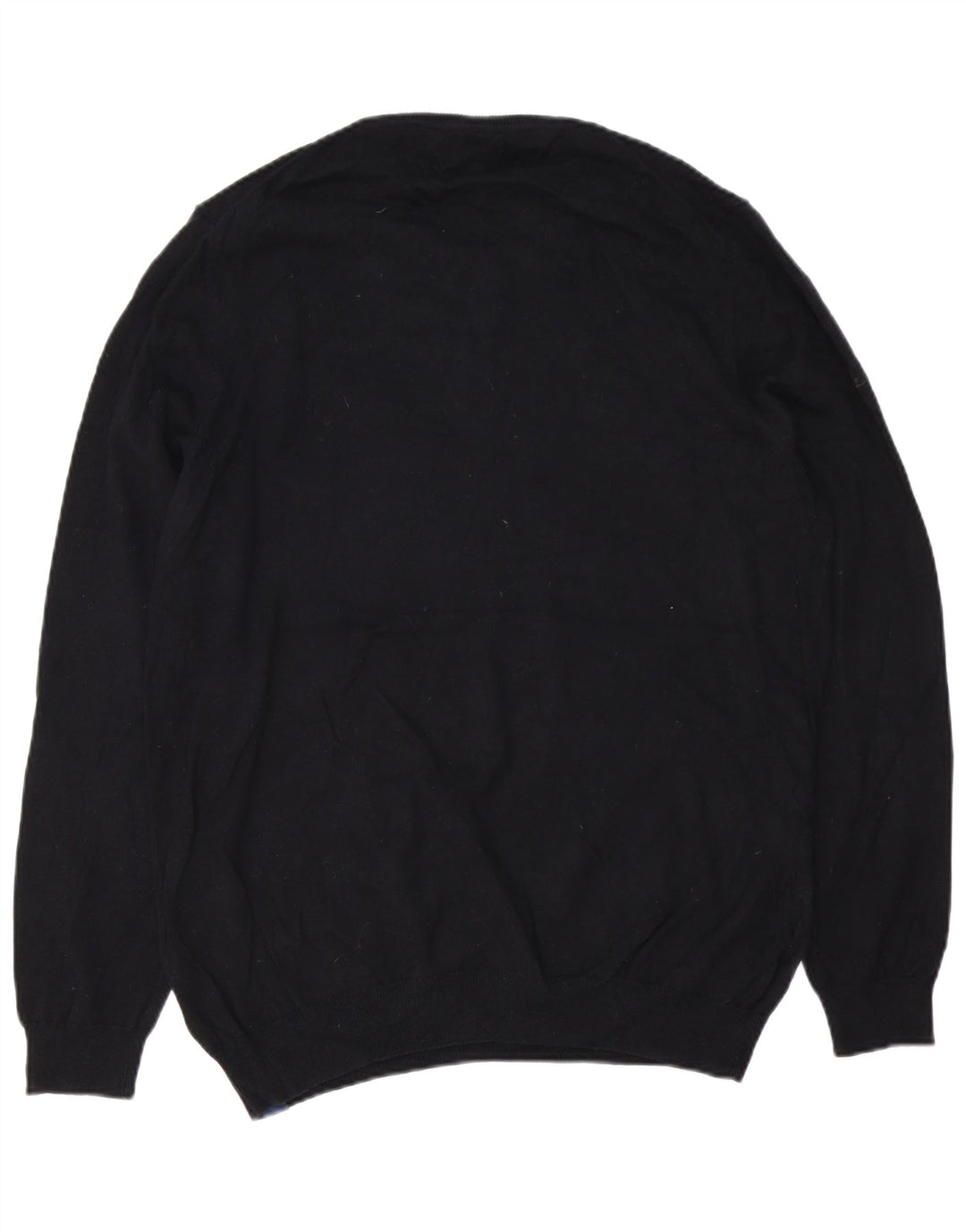 Męski sweter z okrągłym dekoltem Superdry 2XL, czarny, bawełniany
