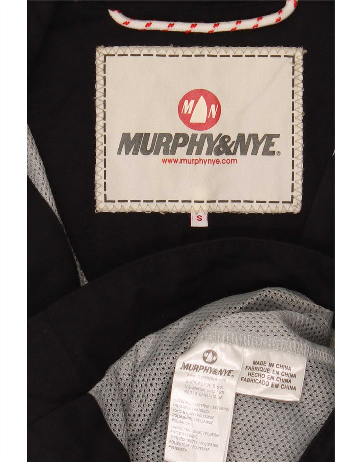 Murphy & Nye Damska kurtka przeciwdeszczowa UK 10 Small Black Nylon