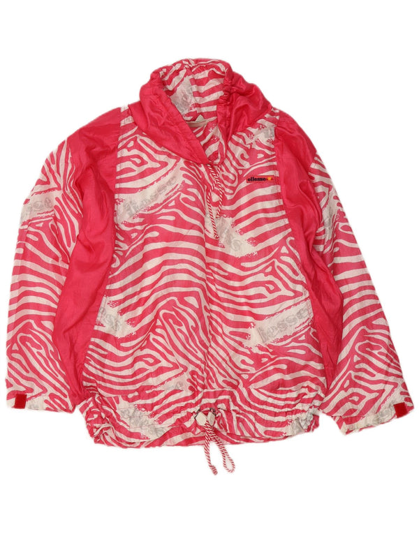 Damska bluza dresowa Ellesse Top Jacket UK 22 3XL Różowy nadruk zwierzęcy