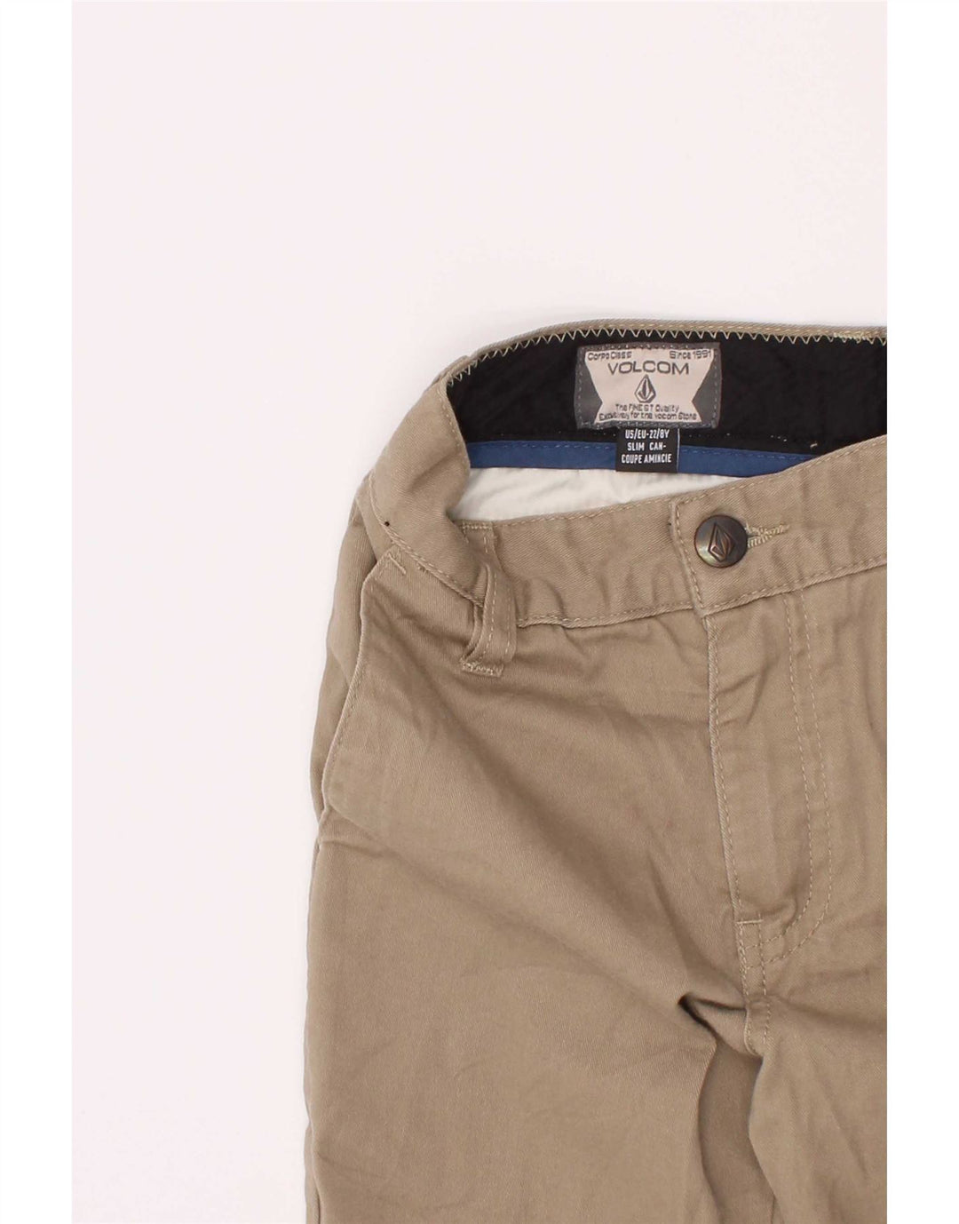 Szorty chłopięce Volcom Chino 7-8 lat W22 beżowa bawełna