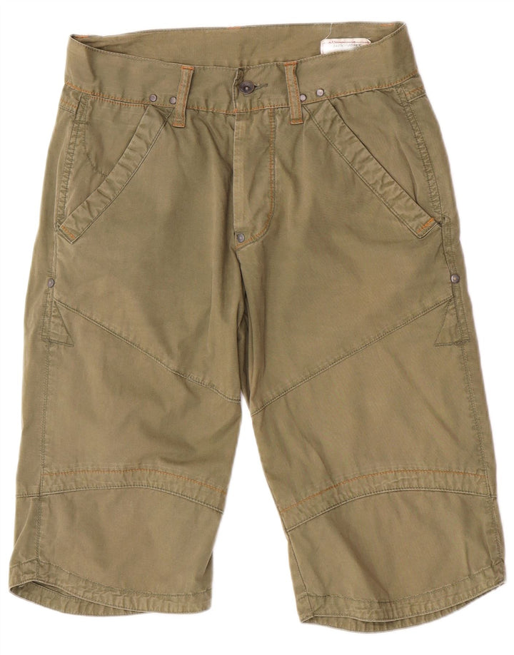 Męskie spodenki cargo Jack & Jones, małe W28, zielone, bawełniane
