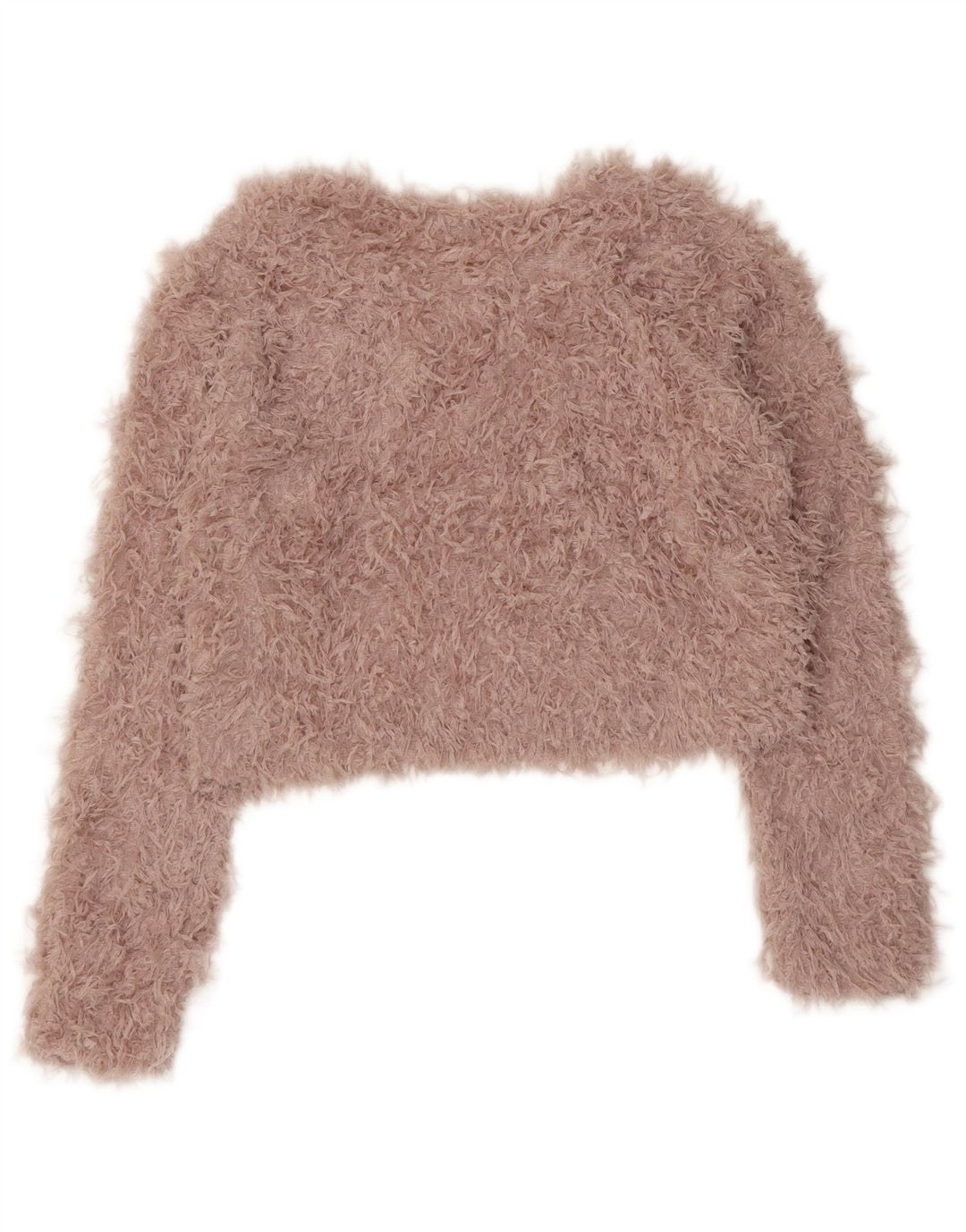 Damski sweter Zara z dekoltem w łódkę, UK 12, średni różowy poliester